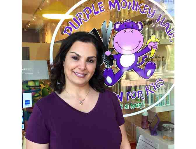 Purple Monkey Hair - Two (2) Kids Hair Cuts