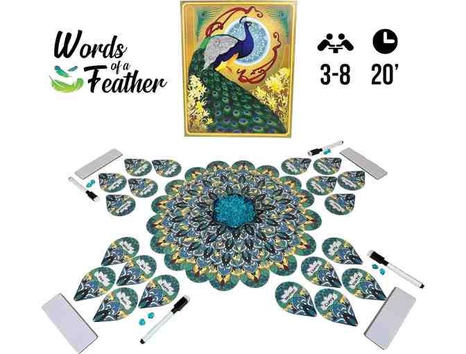 Words of a Feather and Skyrockets: Festival Of Fire game from Chicagoland games: Dice Dojo