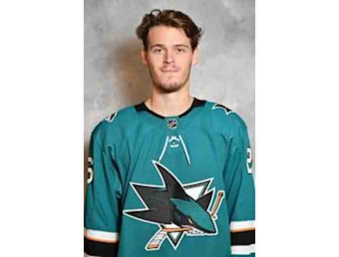 San Jose Sharks Puck signed by Jasper Weatherby