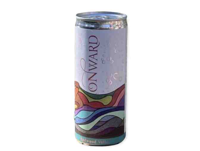 Onward Wines 2020 Carignane Sparkling Rose - FOUR 250mL Cans + 2 Brumate Coozies