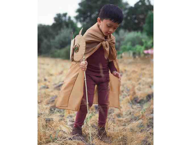 Get Ready for the Faire! Vintage EVF Sword + Large Brown Playsilk from Sarah's Silks