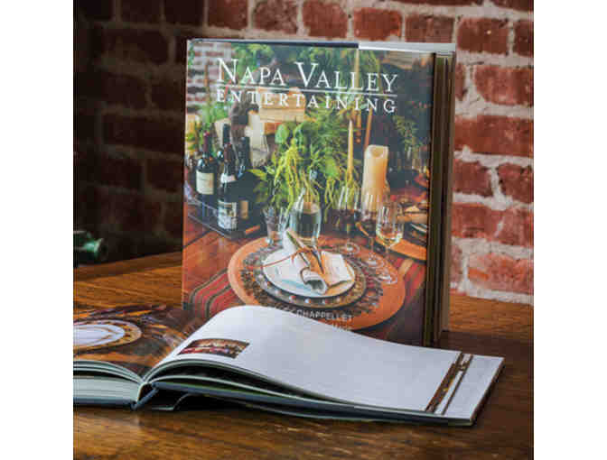 Chappellet 2017 Signature Cabernet Sauvignon (1 btl) + 'Napa Valley Entertaining' Book