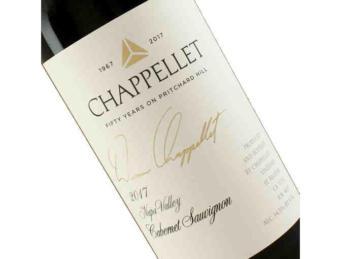Chappellet 2017 Signature Cabernet Sauvignon (1 btl) + 'Napa Valley Entertaining' Book