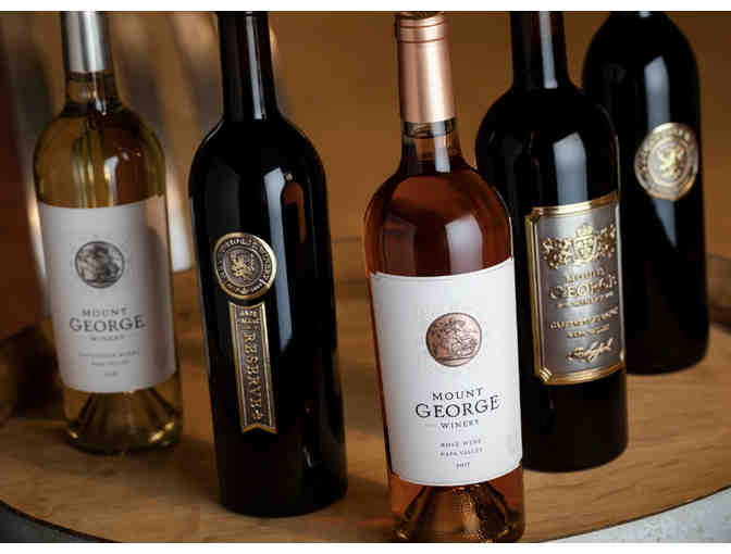 Mount George Winery, Napa: Private Event for 6 + Gift Basket with 3 Bottles & More