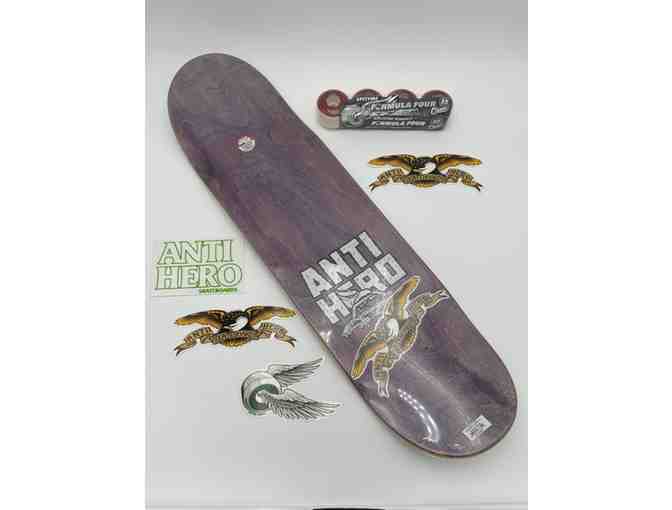 ANTIHERO Skateboard Deck & More, Signed by Pro Skater Austin Kanfoush!