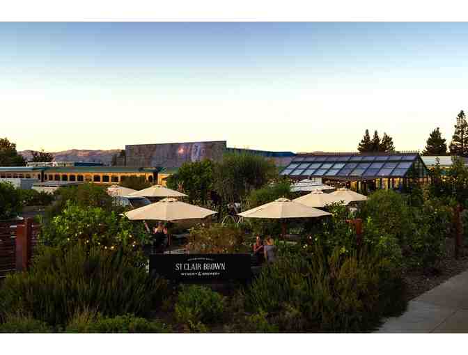 St. Clair Brown Wine + Beer Tasting for TWO + ONE Vienna Pale Ale, 750mL + ONE Syrah