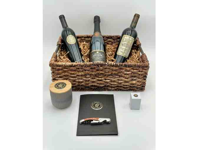 Mount George Winery, Napa: Private Event for 6 + Gift Basket with 3 Bottles & More