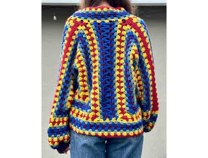 Handmade Colorful Cardigan by Stone Bridge School's Miss Kendall