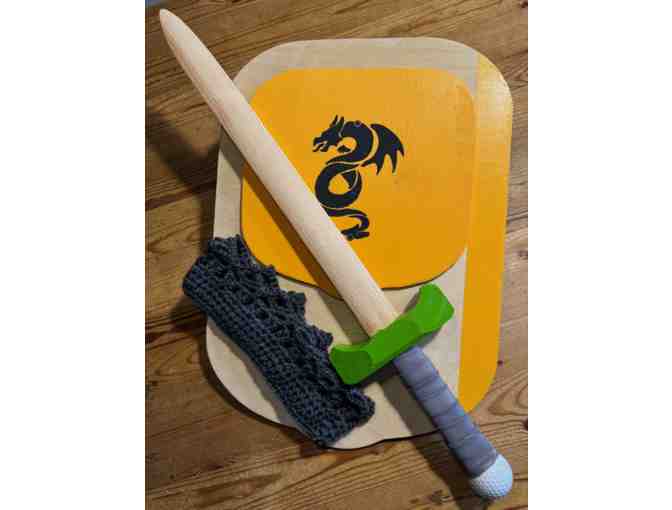 Enchanted Village Faire Experience: SWORD, SHIELD, EVF SHIRT + TICKETS for ONE Lucky Kid!