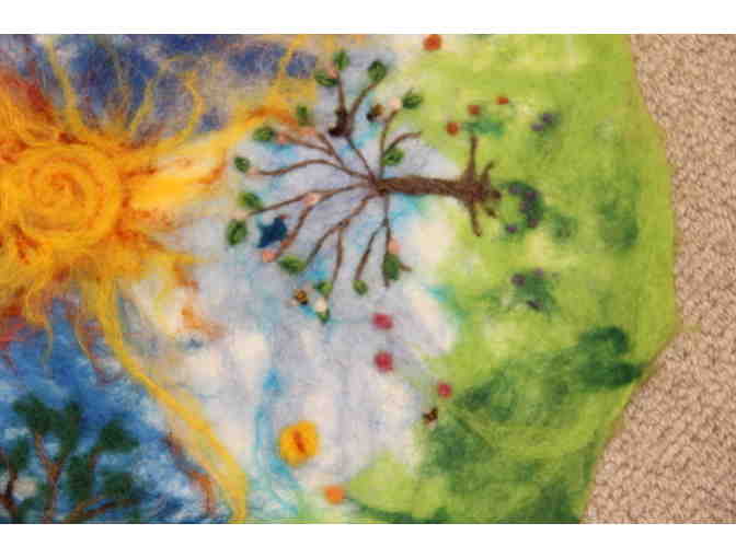 4 Seasons Felted Centerpiece: Spring, Summer, Autumn and Winter