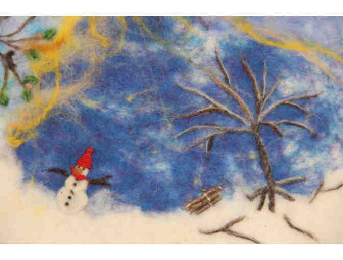 4 Seasons Felted Centerpiece: Spring, Summer, Autumn and Winter