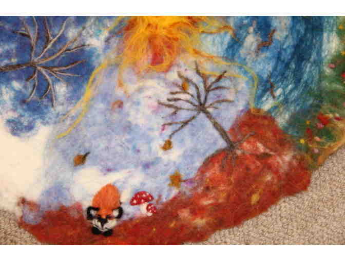4 Seasons Felted Centerpiece: Spring, Summer, Autumn and Winter