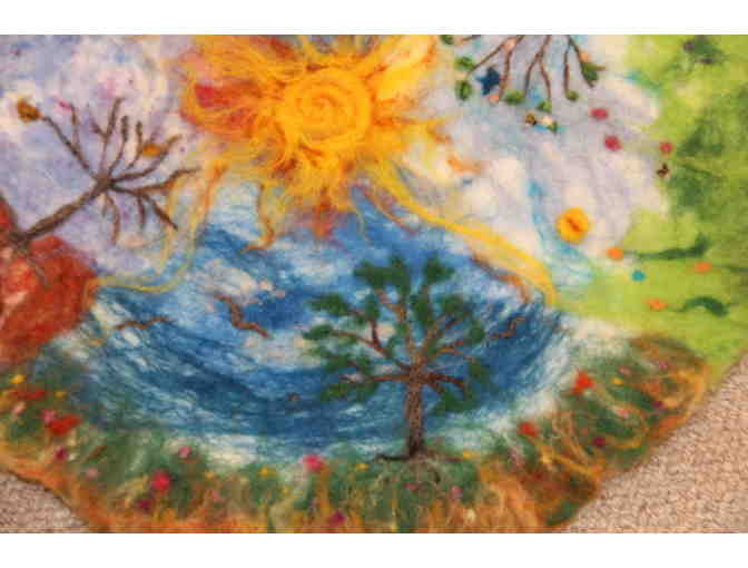 4 Seasons Felted Centerpiece: Spring, Summer, Autumn and Winter