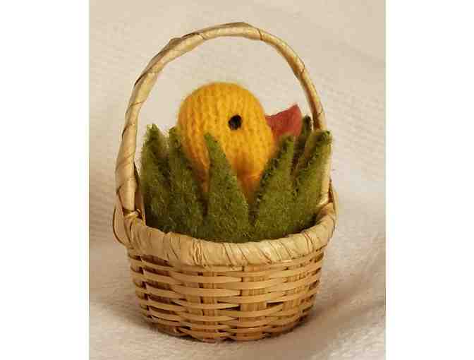 Grey Bunny and Chicks - Hand made by Ms Prosser