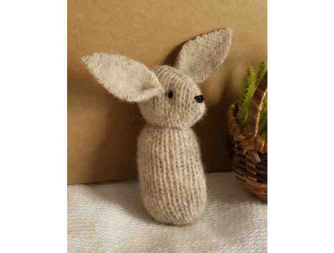 Grey Bunny and Chicks - Hand made by Ms Prosser