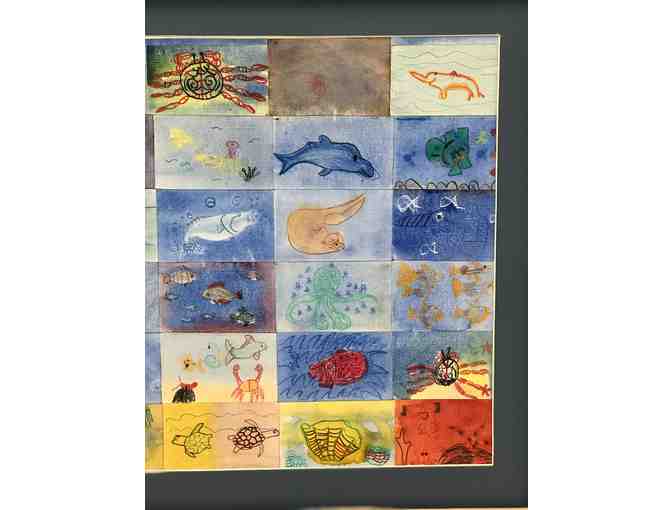 First Grade Group Art Piece!