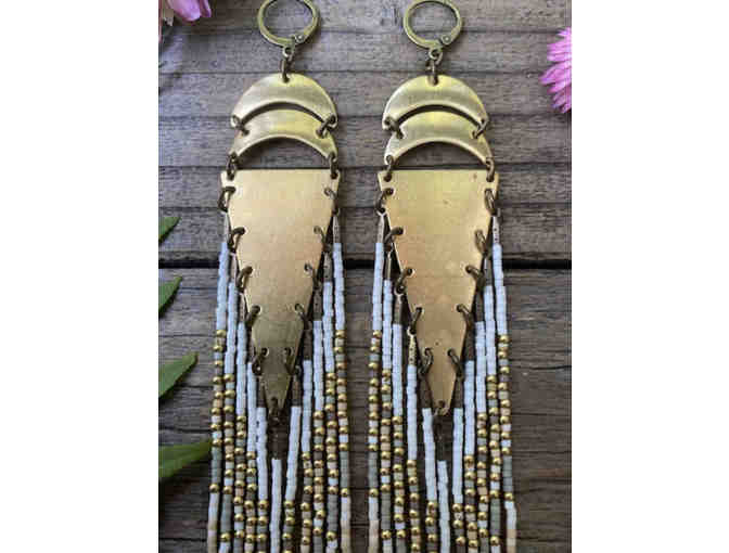 Earrings 'Almira' - handwoven by Dancing Willow Design