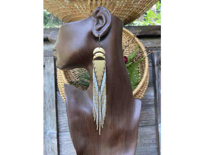 Earrings 'Almira' - handwoven by Dancing Willow Design