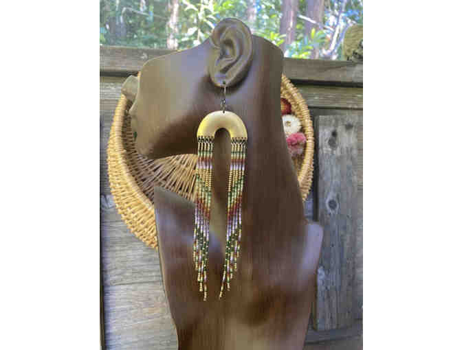 Earrings 'Ninina' - handwoven by Dancing Willow Design