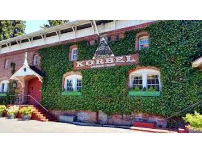 Champagne Tasting for Four at Korbel - California Champane, Wines and Brandy