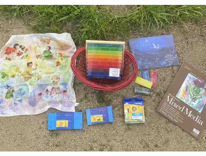 Kids Creativity Basket - donated by our 2nd Grade class