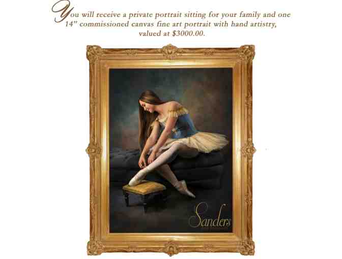 Sanders Fine Portraits - Family Portrait Sitting & 14' Canvas Fine Art Portrait