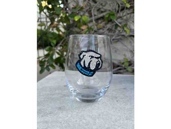 Four Custom Citadel Stemless Wineglasses