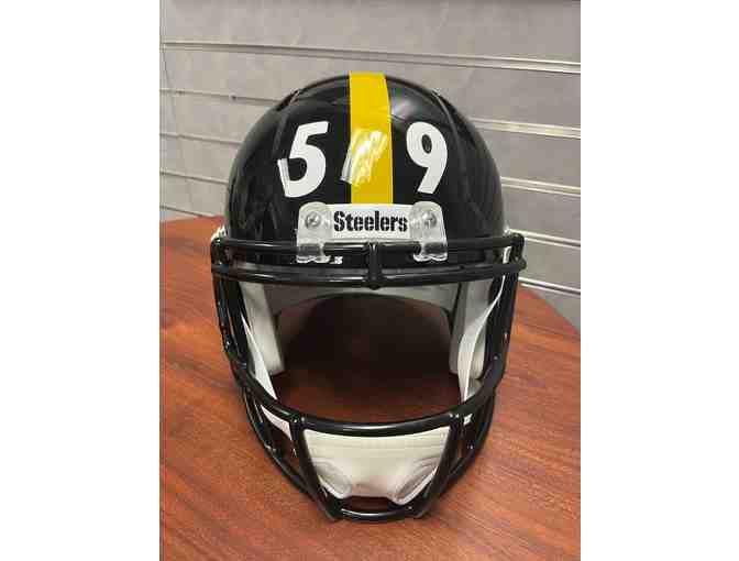Steelers Helmet Autographed by Hall of Famer Jack Ham
