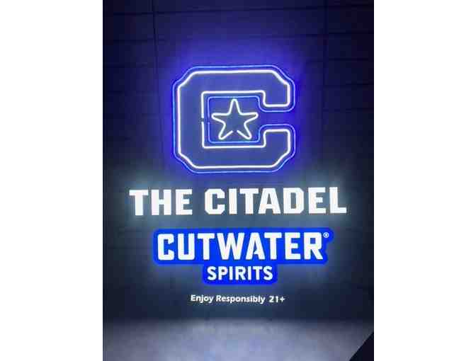 The Citadel Cutwater Spirits Neon Sign