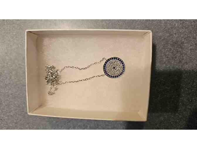 Silver and Cubic Zirconia Necklace