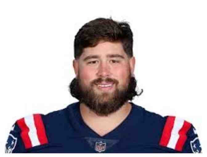 Patriots Football Autographed by Center David Andrews