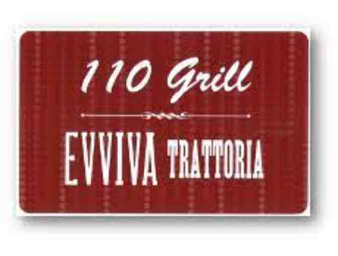 $25 Gift Card for Evviva Trattoriaor or 110 Grill - Photo 1