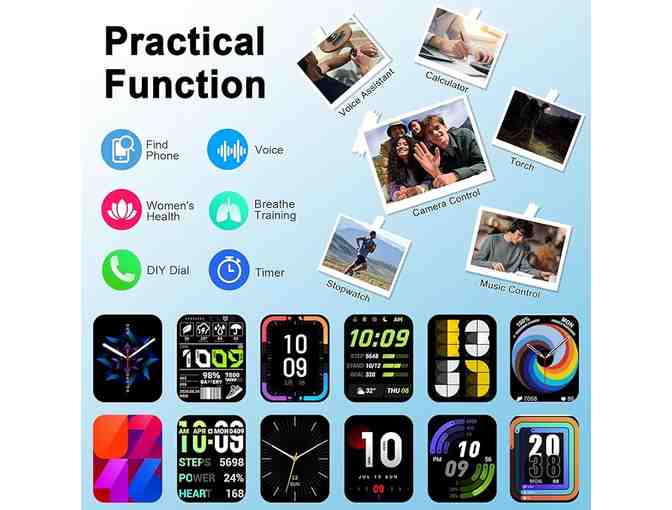 Bluetooth SmartWatch for Men & Women