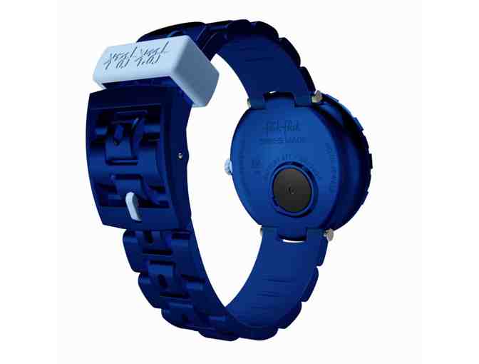 Swatch (Flik Flak) 'Wonderful Sky' Blue Dial Kid's Watch With 2 Year Warranty