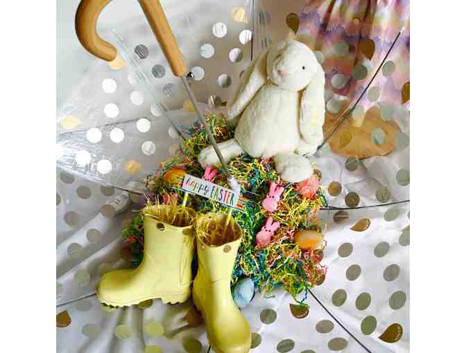 Oil & Water Umbrella - Clear Logo Print