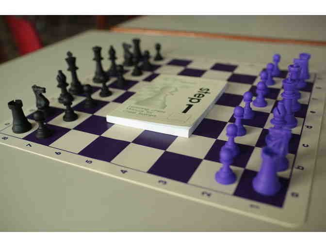 NEW Chess Set - Regulation Size Silicone Chess Set, Board, plus Book