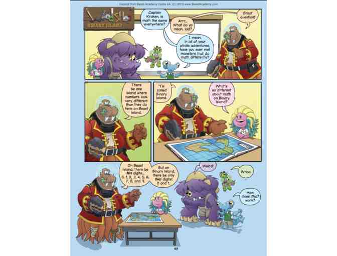 Beast Academy 4A, 4B, 4C, and 4D Guides and Practice Books