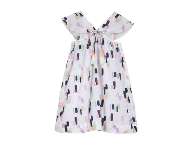 Velveteen Amber Dress - Splodge Print Voile (size 8)