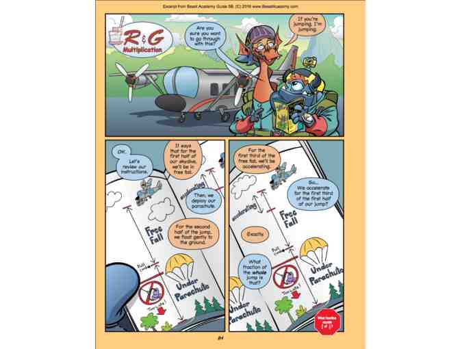 Beast Academy 5A, 5B, 5C, and 5D Guides and Practice Books