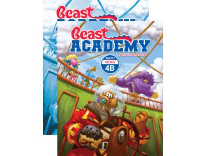 Beast Academy 4A, 4B, 4C, and 4D Guides and Practice Books