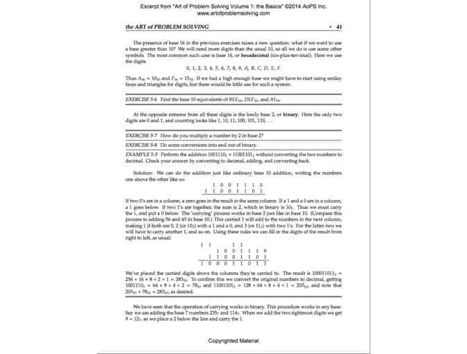 Art of Problem Solving - Vol. 1 Only and Competition Math for Middle School
