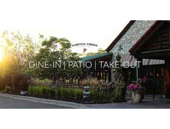 $25 Porter Creek & $25 Doolittles Restaurant Gift Cards