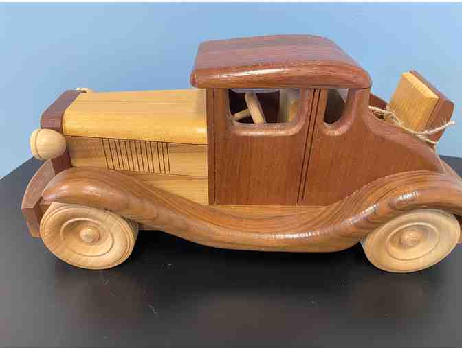 Handcrafted Wood Antique Car