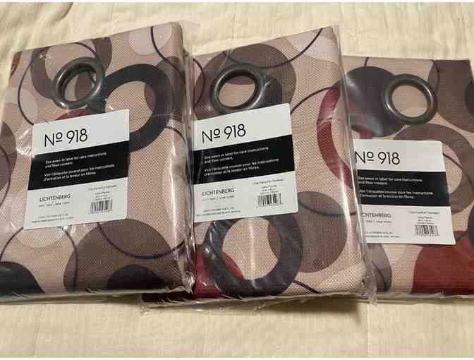 Curtains - 3 Panels with Grommets