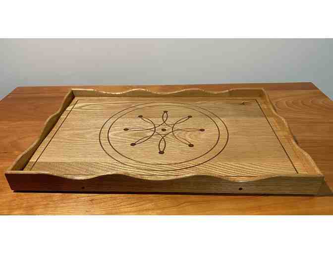 Tea Tray Made with Old Pew Wood