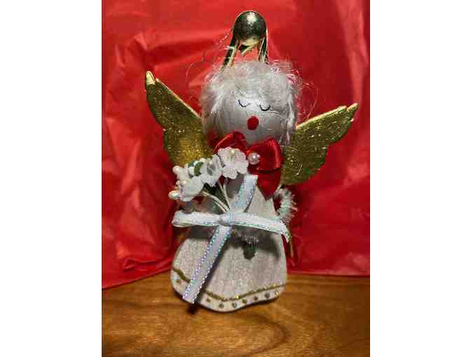 Basket of Christmas Ornaments