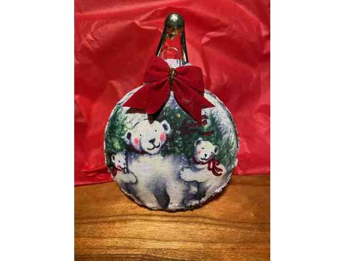 Basket of Christmas Ornaments