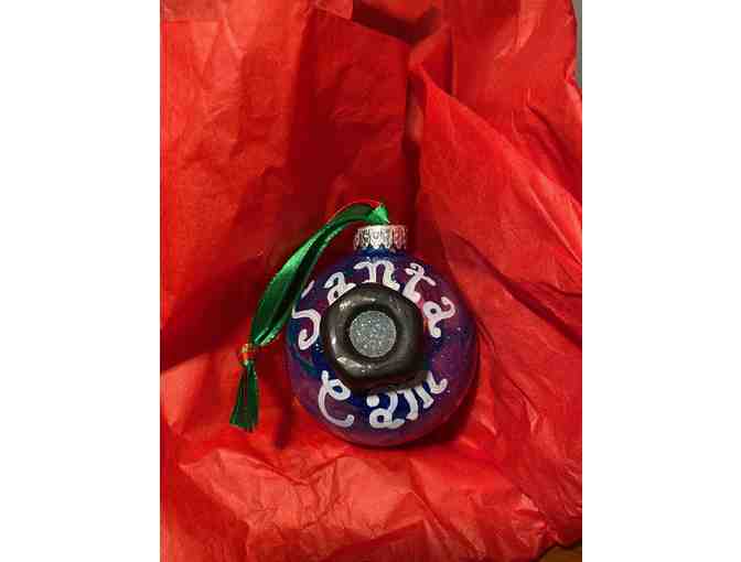 Basket of Christmas Ornaments