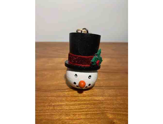 Basket of Christmas Ornaments