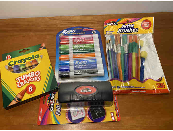 Children's Easel and Art Supplies